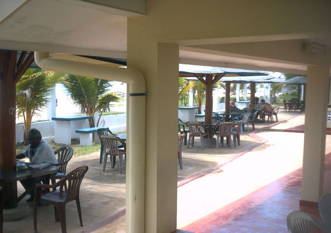 Das Restaurant direkt am Strand 